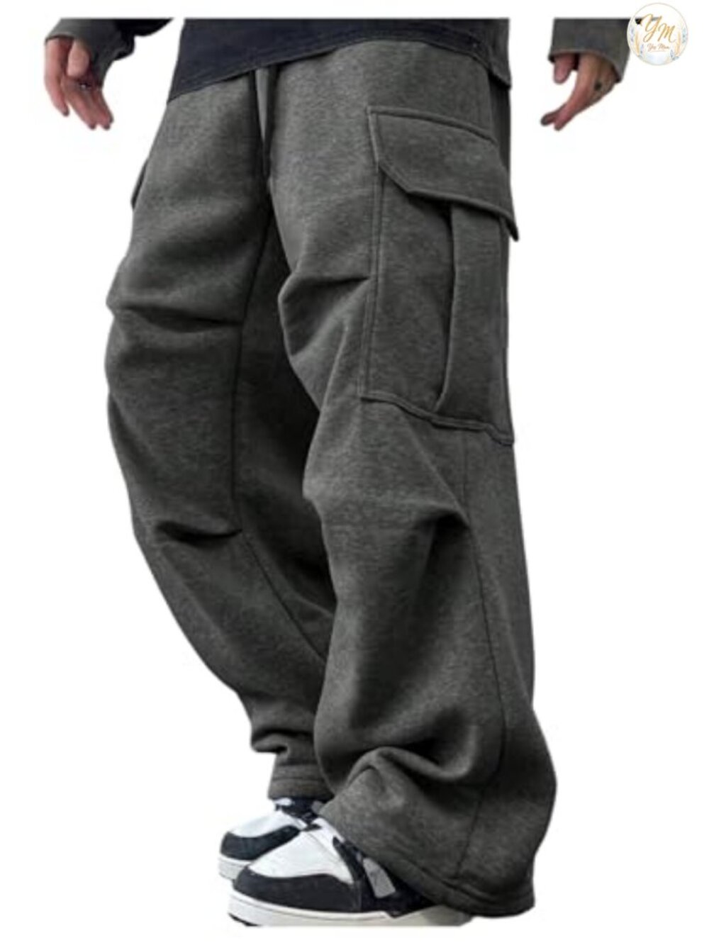 Baggy Cargo Sweatpants Oversized Polyester Joggers